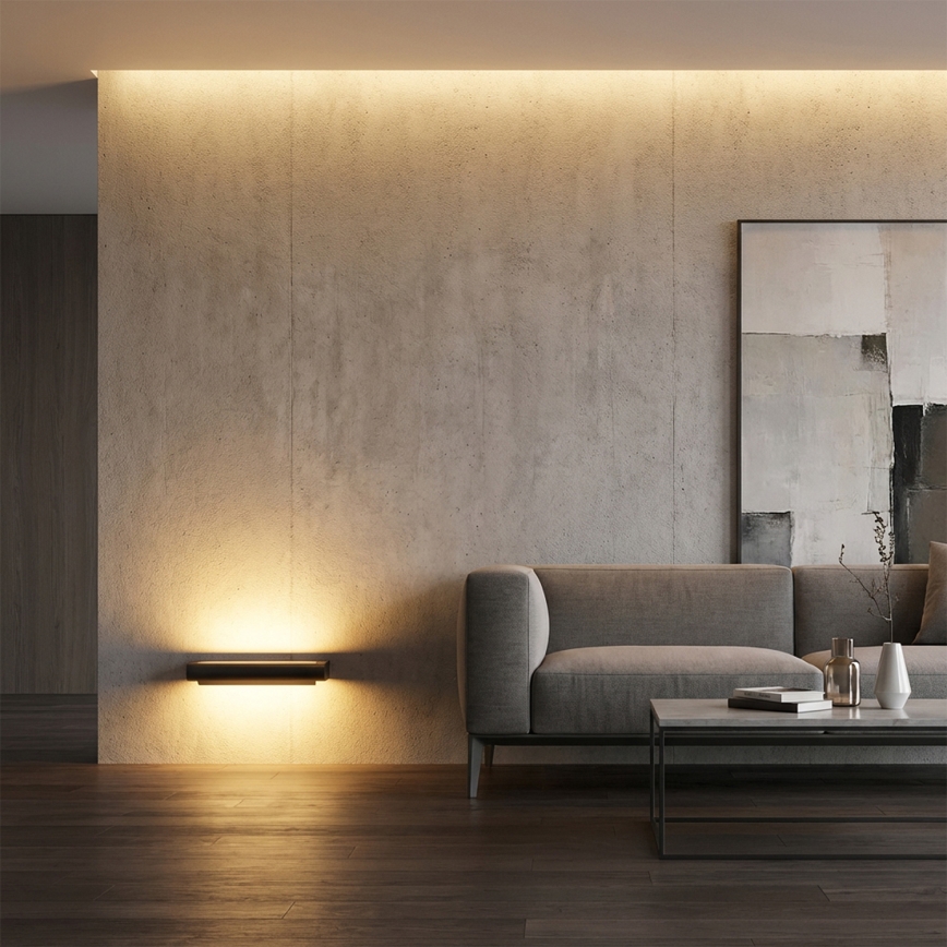 Brilagi - LED buitenwandlamp SALERNO LED/12W/230V 35,5 cm antraciet IP65