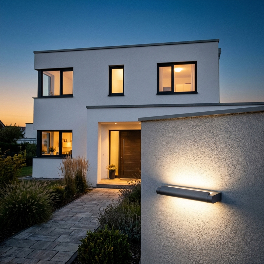 Brilagi - LED buitenwandlamp SALERNO LED/12W/230V 35,5 cm antraciet IP65