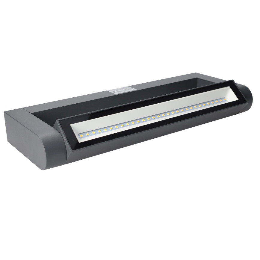 Brilagi - LED buitenwandlamp SALERNO LED/12W/230V 35,5 cm antraciet IP65