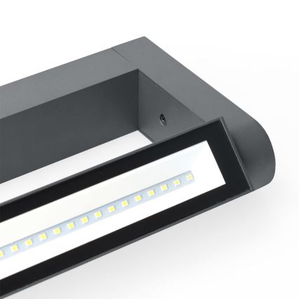 Brilagi - LED buitenwandlamp SALERNO LED/12W/230V 35,5 cm antraciet IP65