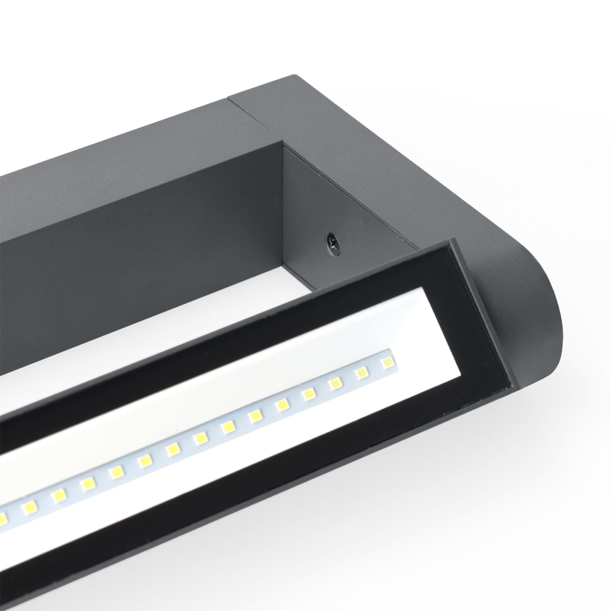 Brilagi - LED buitenwandlamp SALERNO LED/12W/230V 35,5 cm antraciet IP65