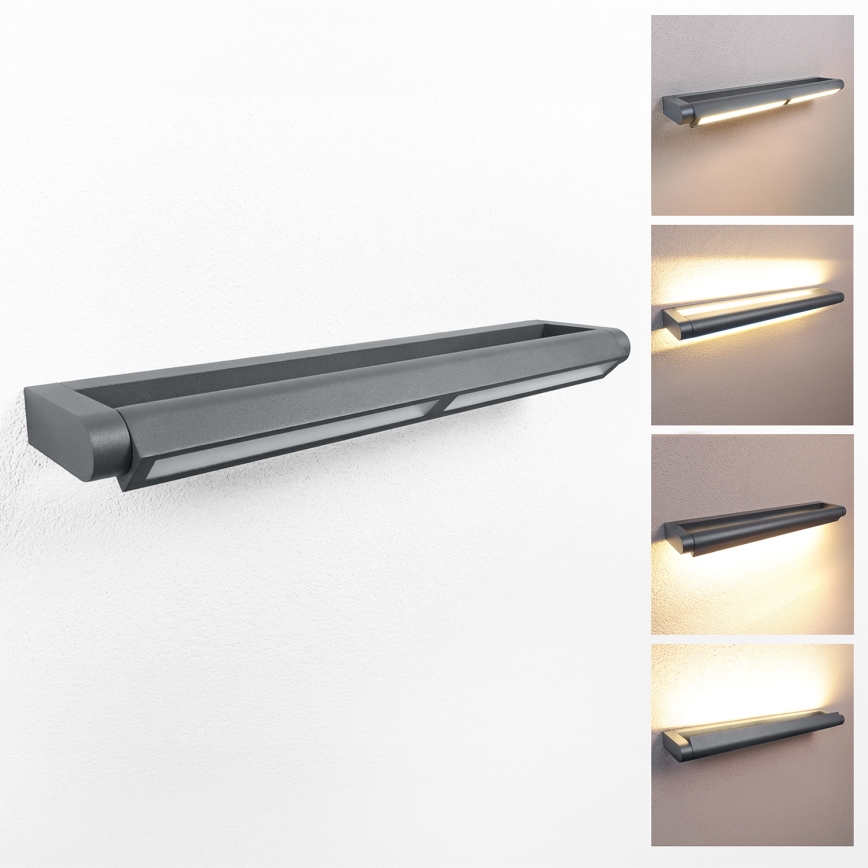 Brilagi - LED buitenwandlamp SALERNO LED/24W/230V 66 cm antraciet IP65