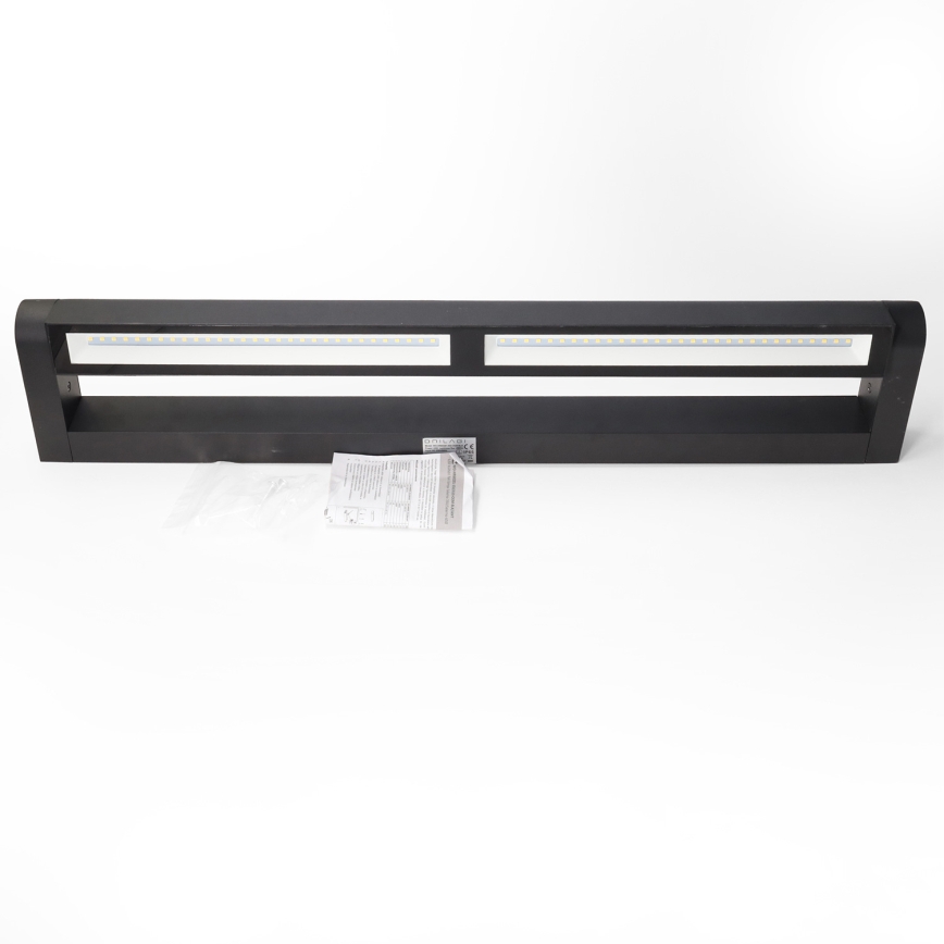 Brilagi - LED buitenwandlamp SALERNO LED/24W/230V 66 cm zwart IP65