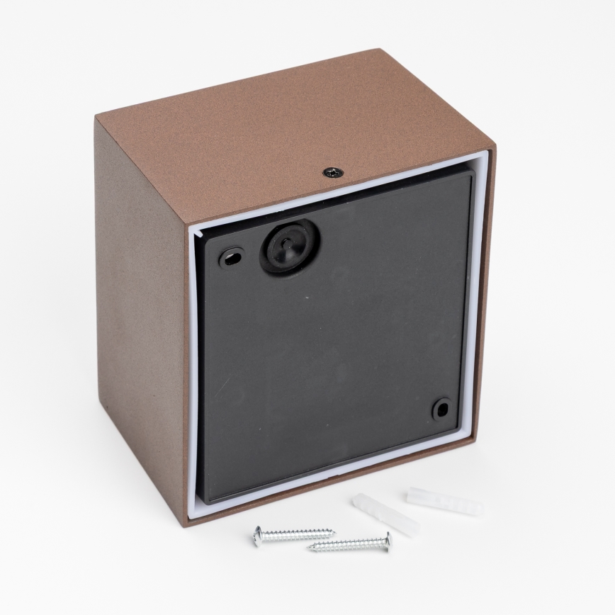 BRILAGI - LED buitenwandlamp TERNI LED/12W/230V bruin IP44