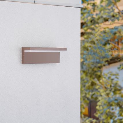 Brilagi - LED buitenwandlamp TESSI LED/10W/230V, bruin, IP54