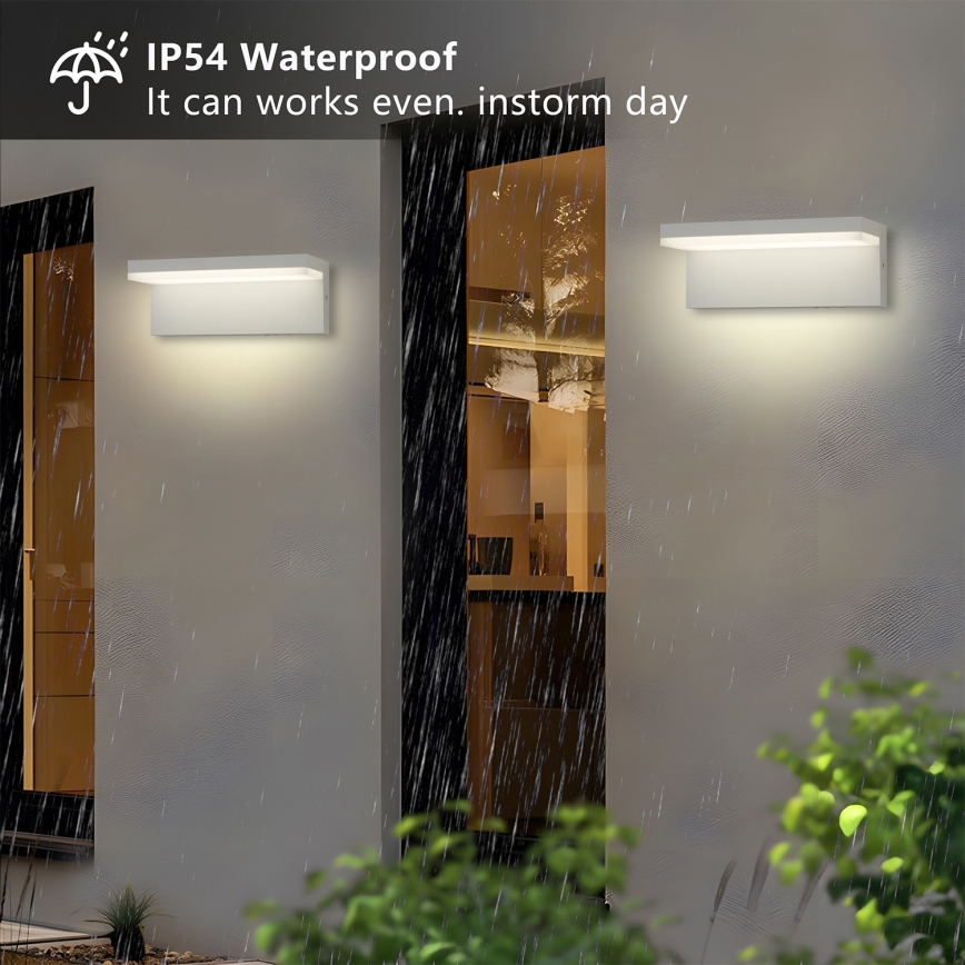 Brilagi - LED buitenwandlamp TESSI LED/10W/230V wit IP54