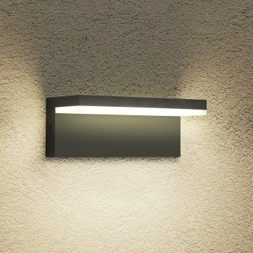 Brilagi - LED buitenwandlamp TESSI LED/10W/230V zwart IP54