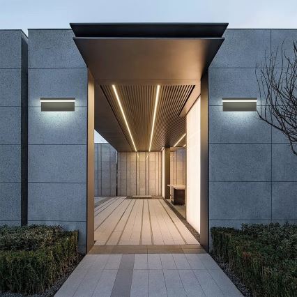 Brilagi - LED buitenwandlamp TESSI LED/10W/230V zwart IP54