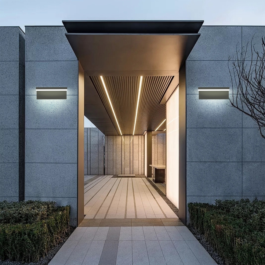 Brilagi - LED buitenwandlamp TESSI LED/10W/230V zwart IP54