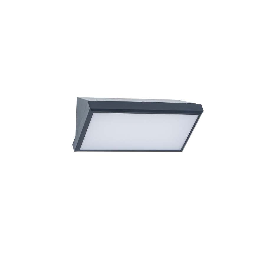 Brilagi - LED-dimbare buitenwandlamp TRIANGLE 1xE27/6W/230V 2700-6500K IP65 antraciet