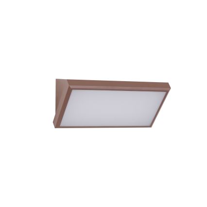 Brilagi - LED buitenwandlamp TRIANGLE LED/20W/230V 3000/4000/6500K bruin IP65