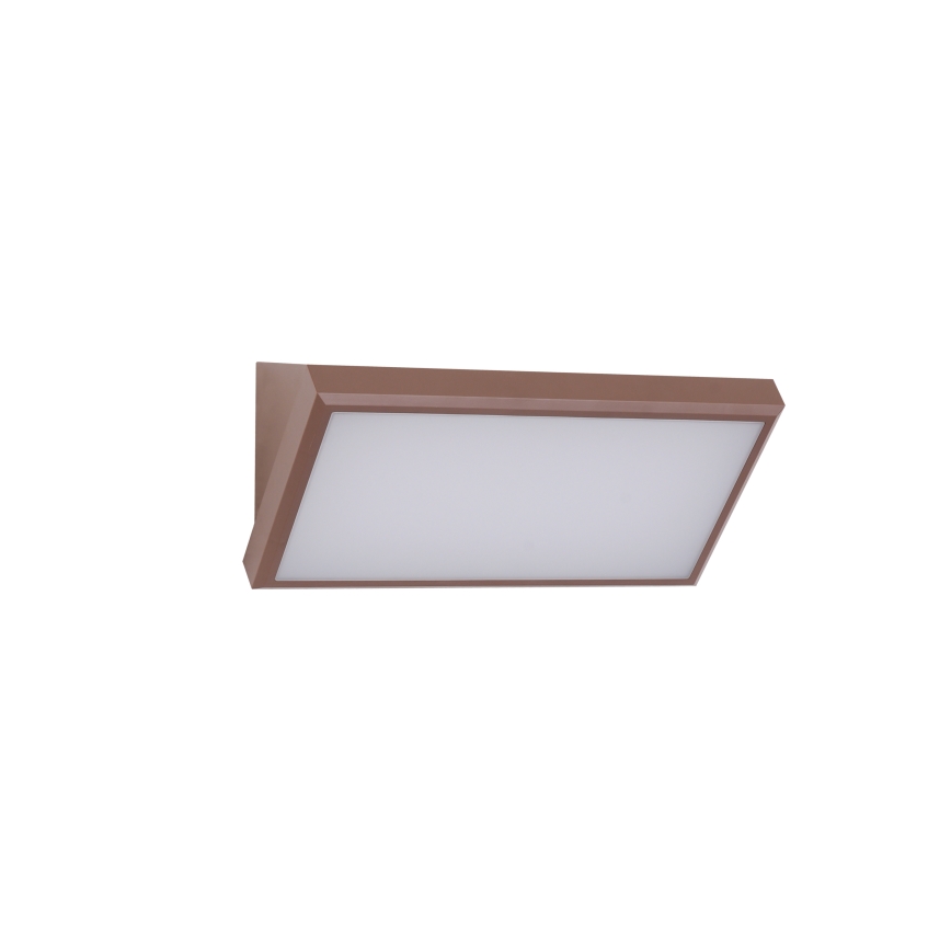 Brilagi - LED buitenwandlamp TRIANGLE LED/20W/230V 3000/4000/6500K bruin IP65