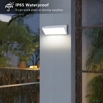 Brilagi - LED buitenwandlamp TRIANGLE LED/42W/230V wit IP65