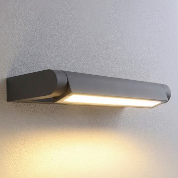 BRILAGI - LED Buitenwandlamp voor de gevel SALERNO LED/12W/230V 35,5 cm antracit IP65