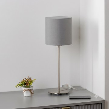 Brilagi - LED bureaulamp NUBILA 1xE27/60W/230V lichtgrijs