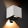 Brilagi - LED CUBE buitenwandlamp met sensor, 6W, 230V, grijs, IP65