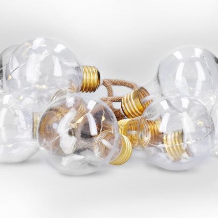 Brilagi - LED decoratieve lichtslinger 10xLED/3xAA 1,8m warm wit