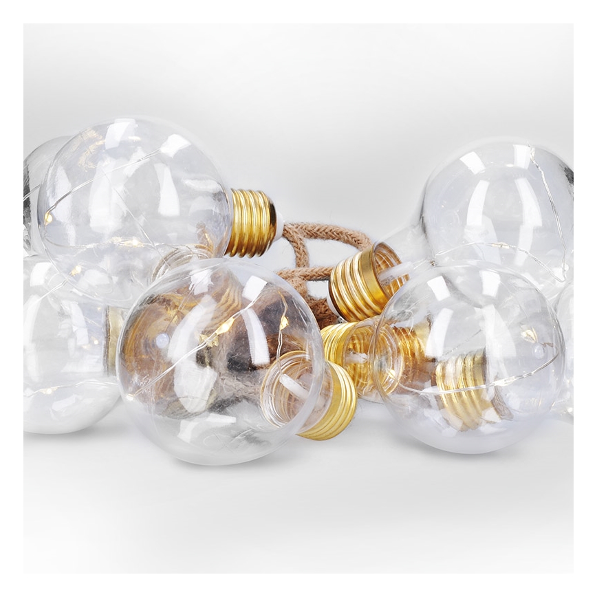 Brilagi - LED decoratieve lichtslinger 10xLED/3xAA 1,8m warm wit