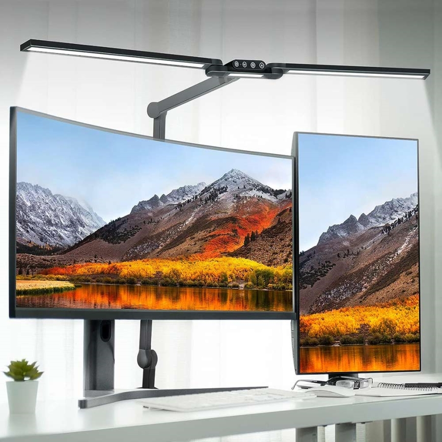 Brilagi - LED Dimbaar aanraken flexibel tafellamp VARIO LED/24W/230V 3000-6500K CRI 92 zwart