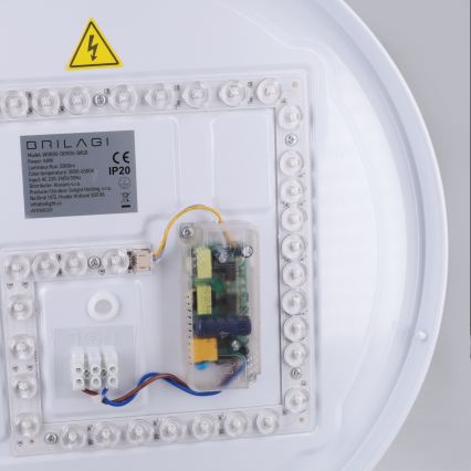Brilagi - LED-dimbare plafondlamp ALVA LED/48W/230V 3000-6500K Ø 51 cm zwart + afstandsbediening