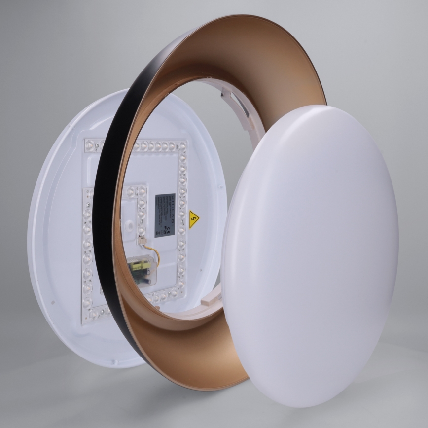 Brilagi - LED-dimbare plafondlamp ALVA LED/48W/230V 3000-6500K Ø 51 cm zwart + afstandsbediening