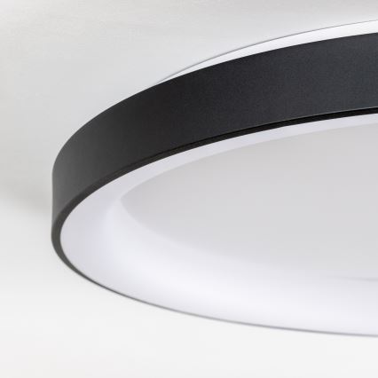 Brilagi - LED dimbare plafondlamp FALCON II LED/108W/230V 3000-6500K Ø 80 cm zwart + afstandsbediening