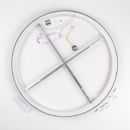 Brilagi - LED dimbare plafondlamp FALCON II LED/108W/230V 3000-6500K Ø 80 cm zwart + afstandsbediening