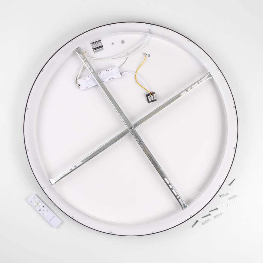 Brilagi - LED dimbare plafondlamp FALCON II LED/108W/230V 3000-6500K Ø 80 cm zwart + afstandsbediening