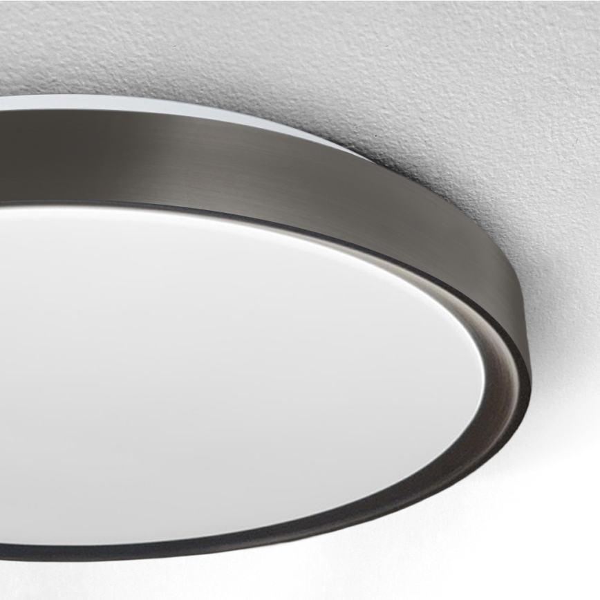 Brilagi - LED-dimbare plafondlamp FANCIA LED/48W/230V 3000-6500K pr. 39 cm antraciet + afstandsbediening