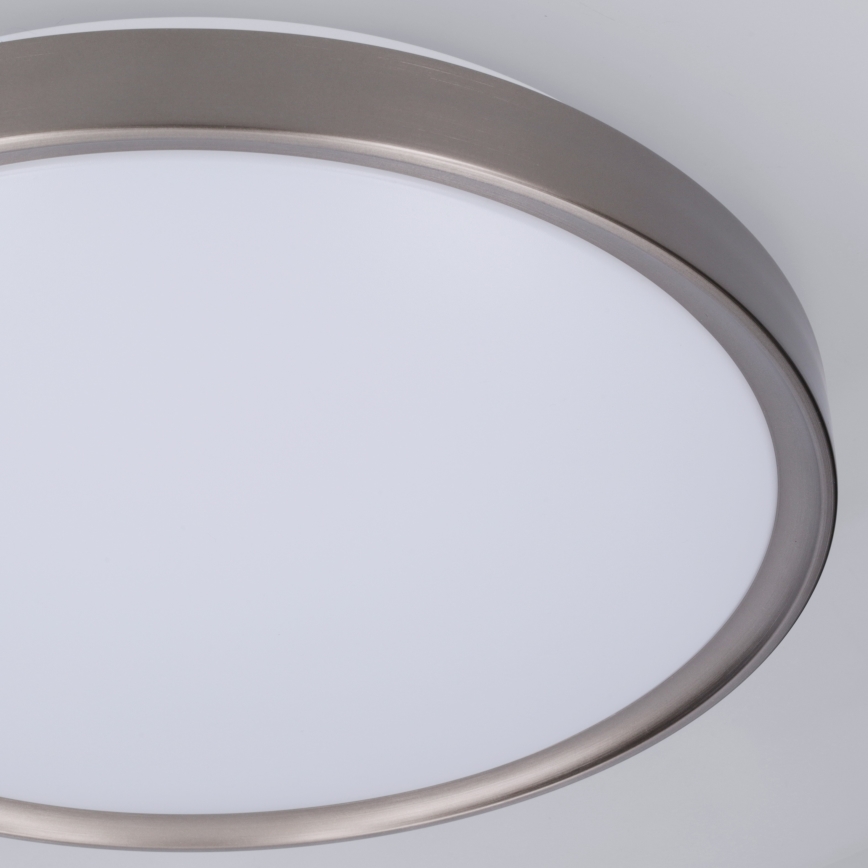 Brilagi - Dimbare LED-plafondlamp FANCIA LED/48W/230V 3000-6500K Ø 39 cm zilverkleurig + afstandsbediening