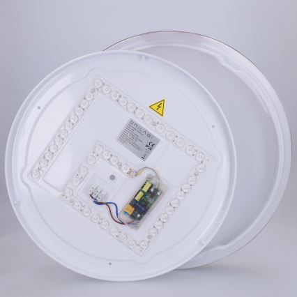 Brilagi - Dimbare LED-plafondlamp FANCIA LED/48W/230V 3000-6500K Ø 39 cm zilverkleurig + afstandsbediening