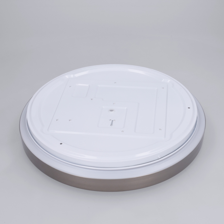 Brilagi - Dimbare LED-plafondlamp FANCIA LED/48W/230V 3000-6500K Ø 39 cm zilverkleurig + afstandsbediening