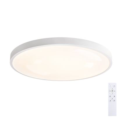 Brilagi - Dimbare LED-plafondlamp GLASS POOL DOUBLE LED/80W/230V 3000-6000K 60 cm wit + afstandsbediening