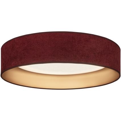 Brilagi - LED dimbare plafondlamp VELVET SMARTIX STARS LED/24W/230V 3000-6000K pr. 45 cm bordeaux/goud Wi-Fi Tuya Beacon + afstandsbediening
