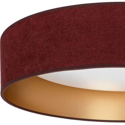 Brilagi - LED dimbare plafondlamp VELVET SMARTIX STARS LED/24W/230V 3000-6000K pr. 45 cm bordeaux/goud Wi-Fi Tuya Beacon + afstandsbediening