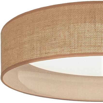 Brilagi - LED dimbaar plafondlamp VELVET SMARTIX STARS LED/24W/230V 3000-6000K Ø 45 cm beige Wi-Fi Tuya Beacon + afstandsbediening