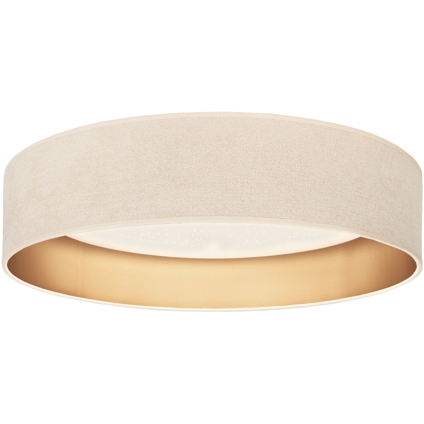 Brilagi - LED-dimbare plafondlamp VELVET SMARTIX STARS LED/36W/230V 3000-6000K Ø 55 cm crème/goud Wi-Fi Tuya Beacon + afstandsbediening