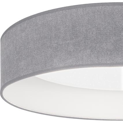 Brilagi - LED dimbare plafondlamp VELVET SMARTIX STARS LED/36W/230V 3000-6000K Ø 55 cm grijs Wi-Fi Tuya Beacon + afstandsbediening