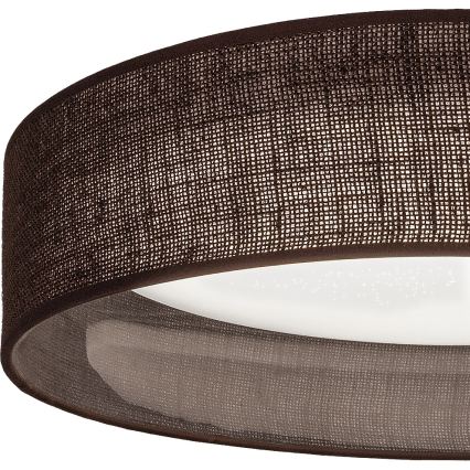 Brilagi - Dimbare LED-plafondlamp VELVET SMARTIX STARS LED/24W/230V 3000-6000K Ø 45 cm bruin Wi‑Fi Tuya Beacon + afstandsbediening