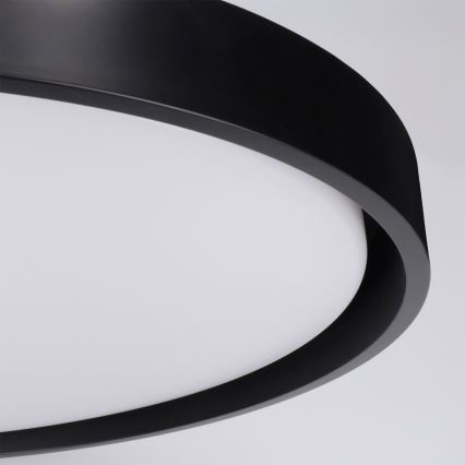 Brilagi - Dimbare LED-plafondlamp MATTEO, 60 W, 230 V, 3000–6500 K, Ø 51,5 cm, zwart, incl. afstandsbediening