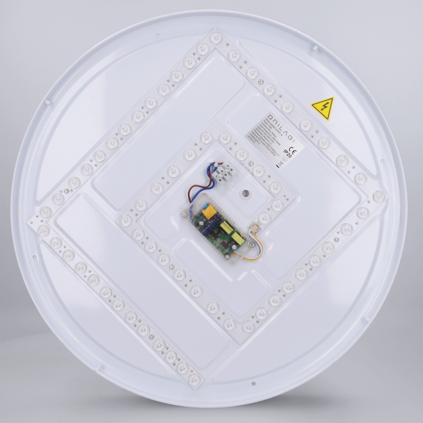 Brilagi - Dimbare LED-plafondlamp MATTEO, 60 W, 230 V, 3000–6500 K, Ø 51,5 cm, zwart, incl. afstandsbediening