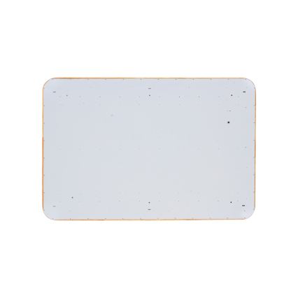 Brilagi - Dimbare LED-plafondlamp MOLINA SQUARE LED/128W/230V 3000-6000K eiken 90x60 cm + afstandsbediening