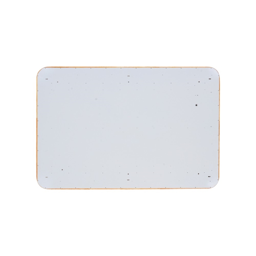 Brilagi - Dimbare LED-plafondlamp MOLINA SQUARE LED/128W/230V 3000-6000K eiken 90x60 cm + afstandsbediening