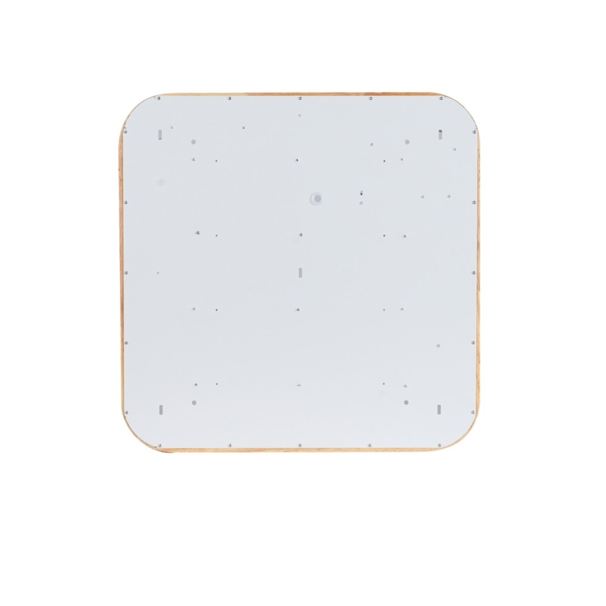 Brilagi - LED dimbare plafondlamp MOLINA SQUARE LED/80W/230V 3000-6000K eiken 60x60 cm + afstandsbediening