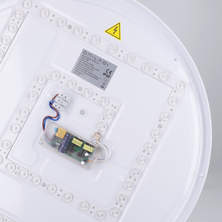 Brilagi - Dimbare LED-plafondlamp NANCI LED/60W/230V 3000-6500K pr. 49 cm wit + afstandsbediening