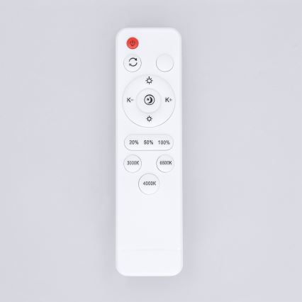 Brilagi - Dimbare LED-plafondlamp NANCI LED/60W/230V 3000-6500K pr. 49 cm wit + afstandsbediening