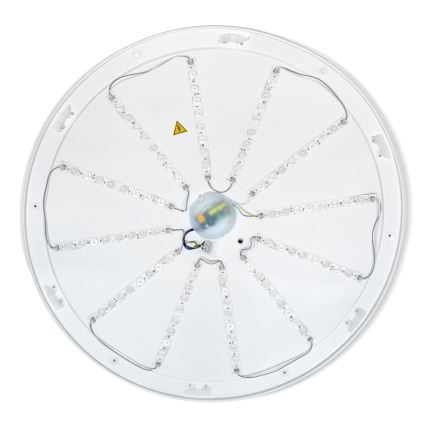 Brilagi - LED-dimbare plafondlamp PILANA LED/72W/230V 3000-6500K eik/zwart Ø 80 cm + afstandsbediening