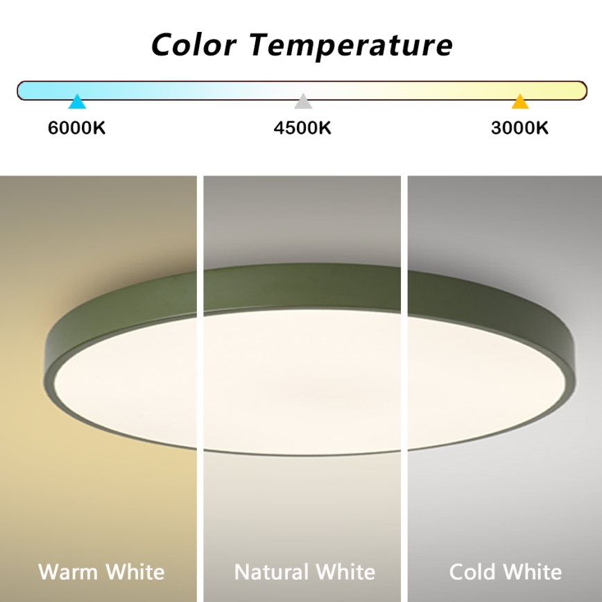 Brilagi - Dimbare LED-armatuur POOL SMART LED/128W/230V Ø 100 cm Wi‑Fi Tuya + afstandsbediening, groen