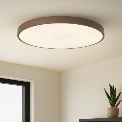 Brilagi - LED dimbaar armatuur POOL SMART LED/128W/230V Ø 100 cm Wi-Fi Tuya + afstandsbediening bruin