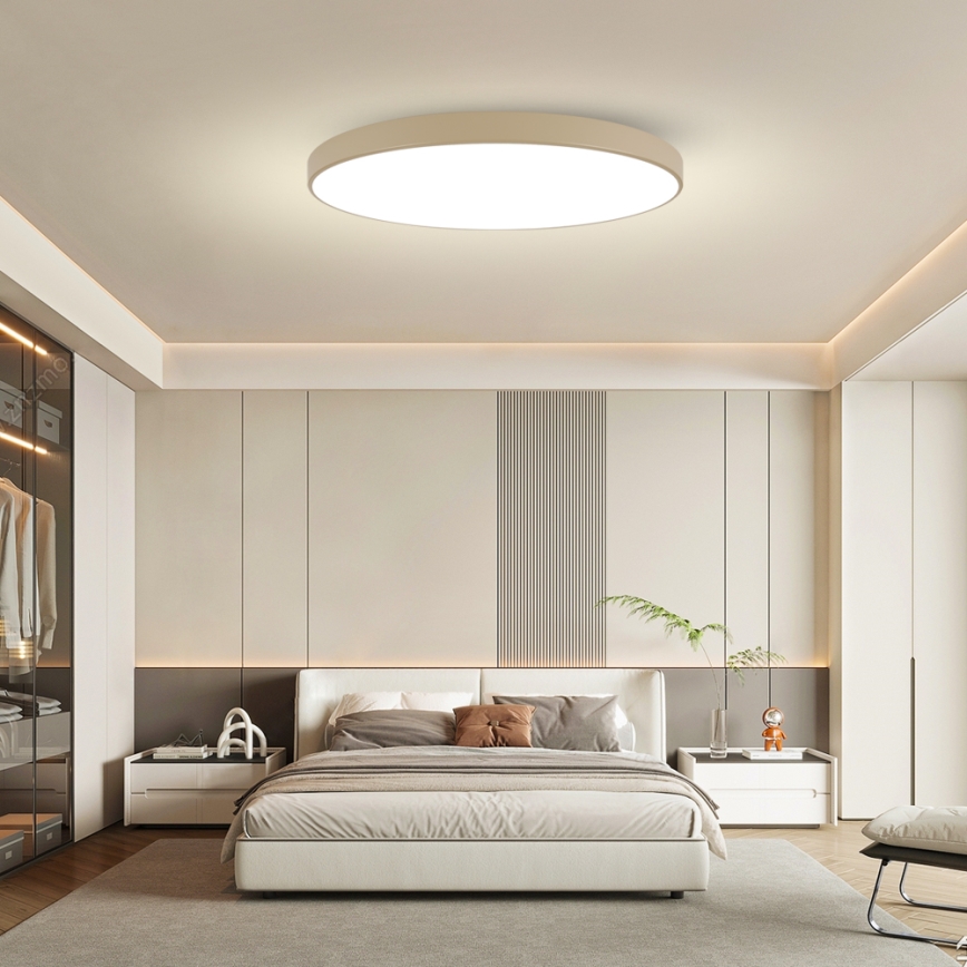 Brilagi - LED dimbare plafondlamp POOL SMART LED/180W/230V 3000-6000K 120 cm beige Wi-Fi Tuya + afstandsbediening